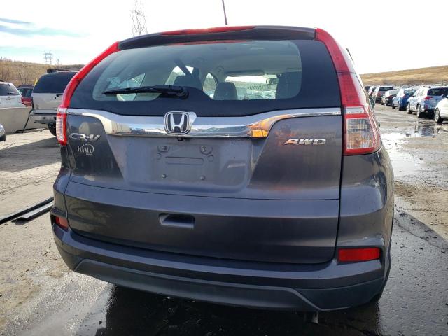 5J6RM4H31GL006037 - 2016 HONDA CR-V LX GRAY photo 6