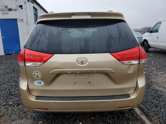 5TDJK3DC4CS039017 - 2012 TOYOTA SIENNA LE TAN photo 6