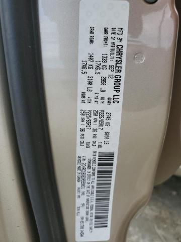 2C4RC1BG6DR559031 - 2013 CHRYSLER TOWN & COU TOURING 棕色 照片 13