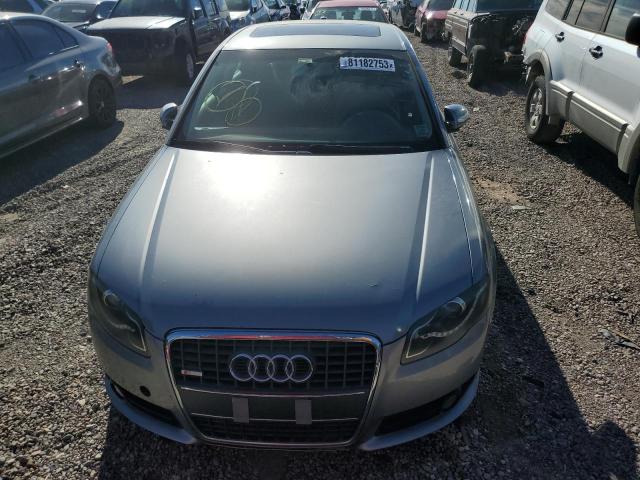 WAUAF78E58A034742 - 2008 AUDI A4 2.0T SILVER photo 5