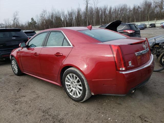1G6DC5EY0B0157893 - 2011 CADILLAC CTS RED photo 2