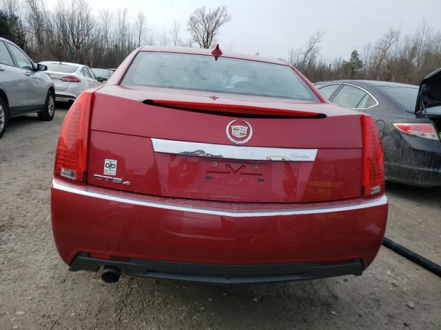 1G6DC5EY0B0157893 - 2011 CADILLAC CTS RED photo 6