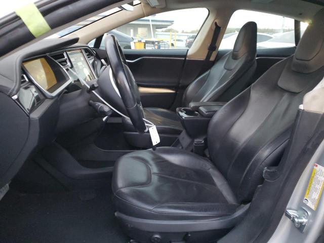 5YJSA1DP1DFP25603 - 2013 TESLA MODEL S SILVER photo 7
