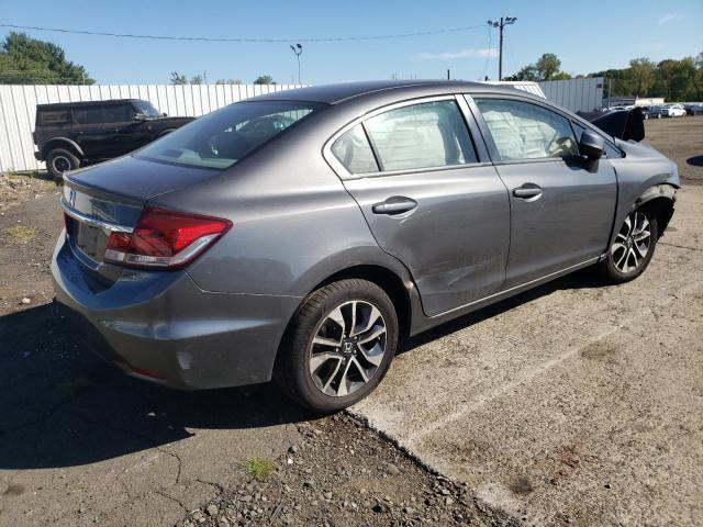 2HGFB2F9XDH568880 - 2013 HONDA CIVIC EXL Մոխրագույն լուսանկար 3