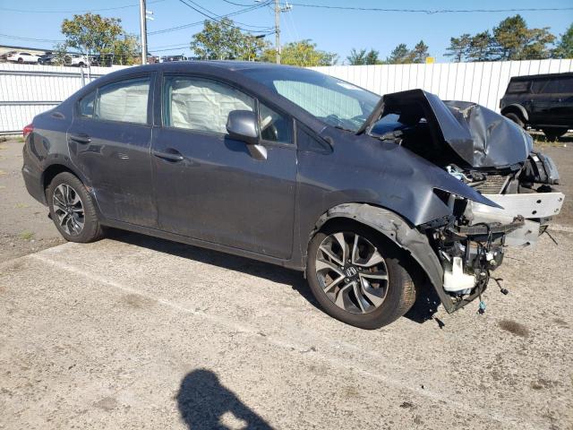 2HGFB2F9XDH568880 - 2013 HONDA CIVIC EXL Մոխրագույն լուսանկար 4