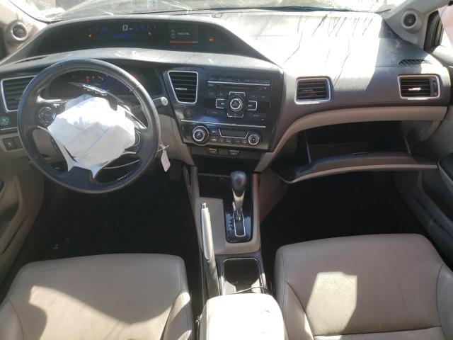 2HGFB2F9XDH568880 - 2013 HONDA CIVIC EXL Մոխրագույն լուսանկար 8