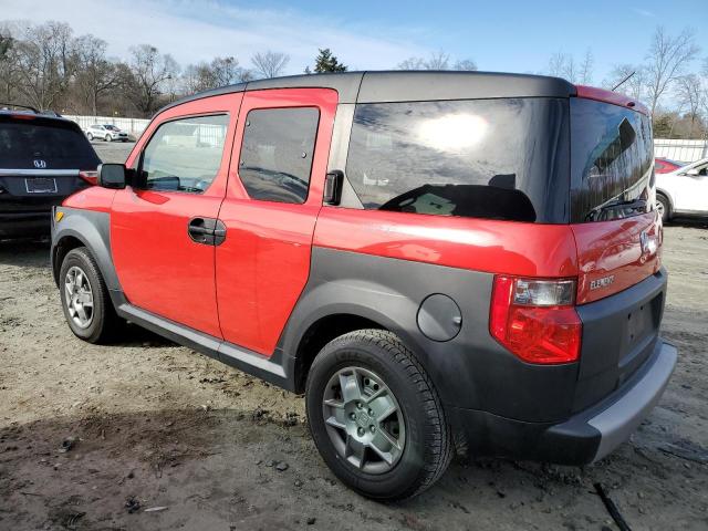 5J6YH18306L004082 - 2006 HONDA ELEMENT LX RED photo 2