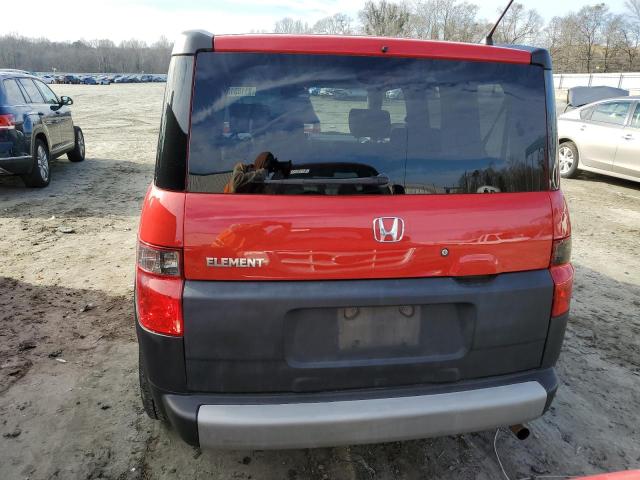 5J6YH18306L004082 - 2006 HONDA ELEMENT LX RED photo 6