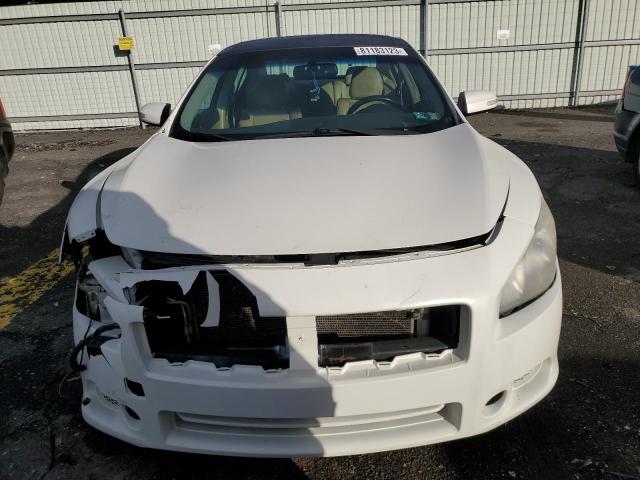 1N4AA5APXAC822546 - 2010 NISSAN MAXIMA S WHITE photo 5