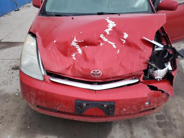 JTDKB20U077618082 - 2007 TOYOTA PRIUS RED photo 11