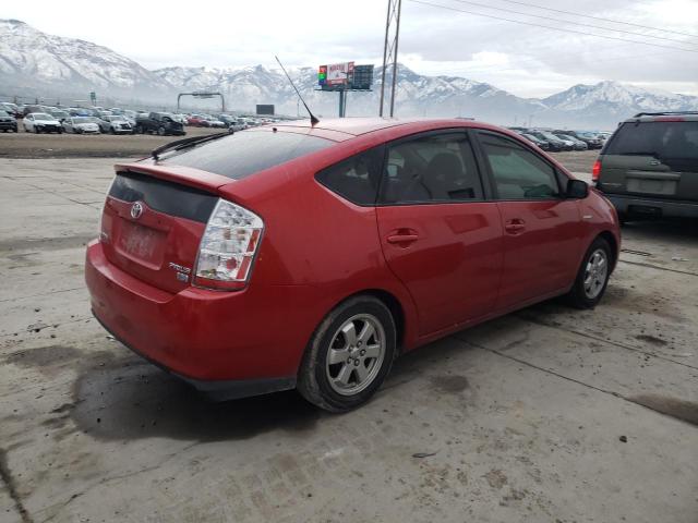 JTDKB20U077618082 - 2007 TOYOTA PRIUS RED photo 3