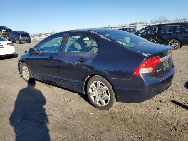 2HGFA1F51AH548605 - 2010 HONDA CIVIC LX BLUE photo 2