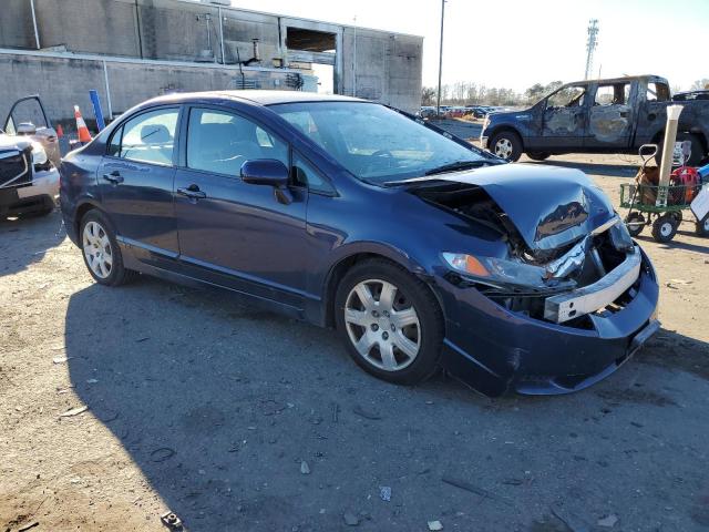 2HGFA1F51AH548605 - 2010 HONDA CIVIC LX BLUE photo 4