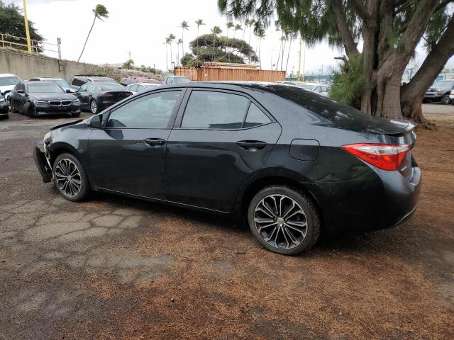 5YFBURHE3FP357902 - 2015 TOYOTA COROLLA L BLACK photo 2