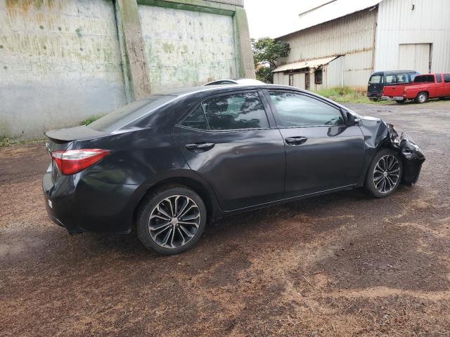 5YFBURHE3FP357902 - 2015 TOYOTA COROLLA L BLACK photo 3