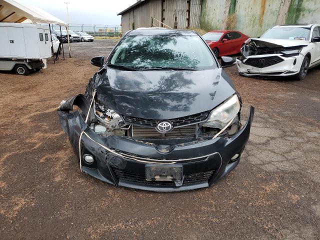 5YFBURHE3FP357902 - 2015 TOYOTA COROLLA L BLACK photo 5