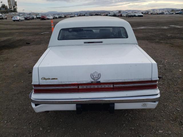 1C3XY56L2MD276513 - 1991 CHRYSLER IMPERIAL WHITE photo 6