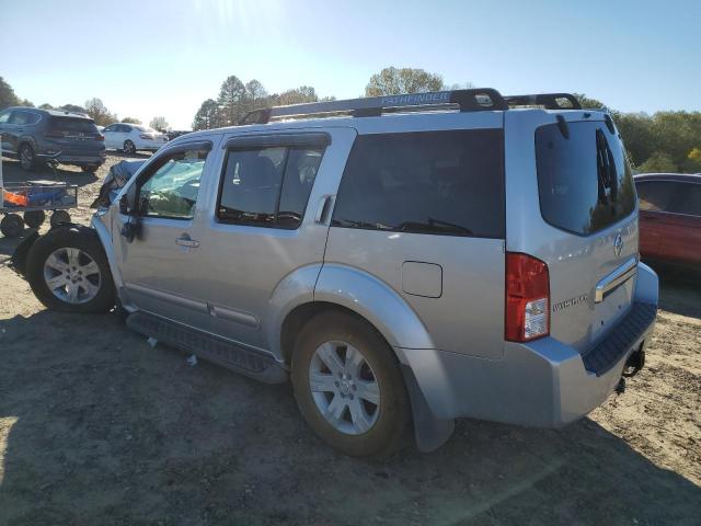 5N1AR18W75C723628 - 2005 NISSAN PATHFINDER LE ვერცხლისფერი ფოტო 2