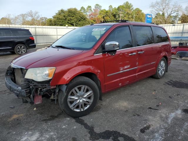 2A4RR6DX3AR136146 - 2010 CHRYSLER TOWN & COU LIMITED RED photo 1