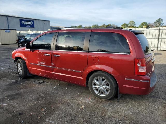 2A4RR6DX3AR136146 - 2010 CHRYSLER TOWN & COU LIMITED RED photo 2