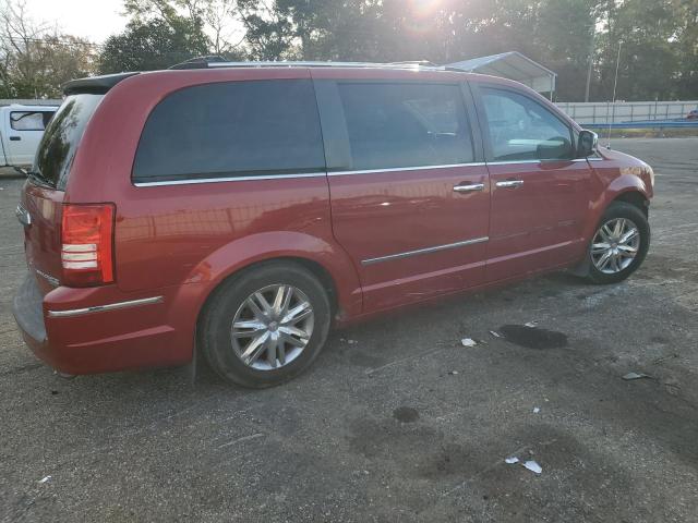 2A4RR6DX3AR136146 - 2010 CHRYSLER TOWN & COU LIMITED RED photo 3