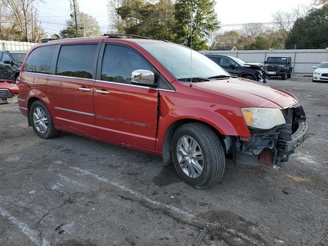 2A4RR6DX3AR136146 - 2010 CHRYSLER TOWN & COU LIMITED RED photo 4