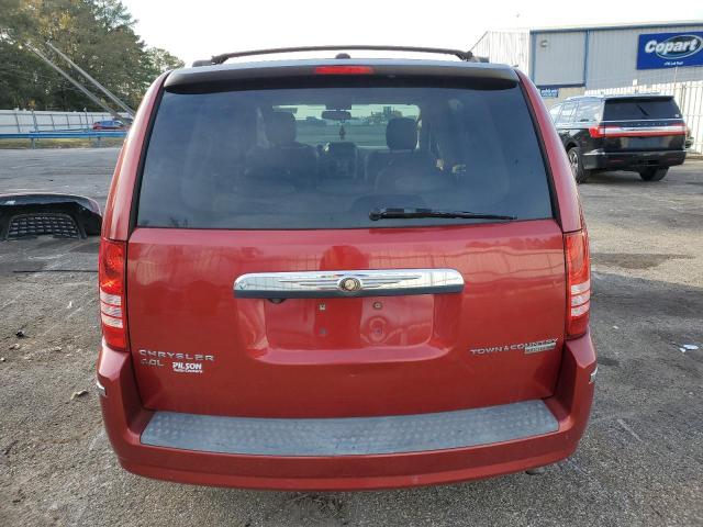 2A4RR6DX3AR136146 - 2010 CHRYSLER TOWN & COU LIMITED RED photo 6