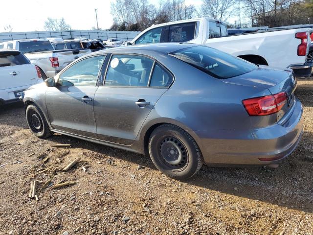 3VW2K7AJ2FM409087 - 2015 VOLKSWAGEN JETTA BASE GRAY photo 2