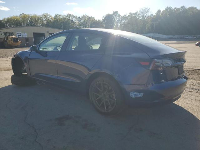5YJ3E1EB4MF939030 - 2021 TESLA MODEL 3 ლურჯი ფოტო 2
