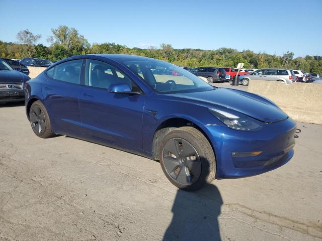 5YJ3E1EB4MF939030 - 2021 TESLA MODEL 3 ლურჯი ფოტო 4