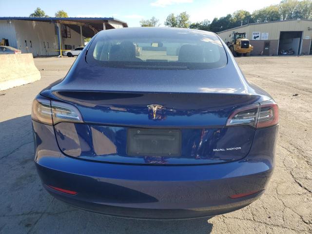 5YJ3E1EB4MF939030 - 2021 TESLA MODEL 3 ლურჯი ფოტო 6
