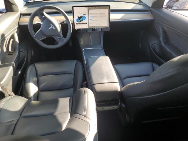 5YJ3E1EB4MF939030 - 2021 TESLA MODEL 3 ლურჯი ფოტო 8