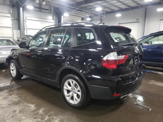 WBXPC9C42AWJ38181 - 2010 BMW X3 XDRIVE30I BLACK photo 2