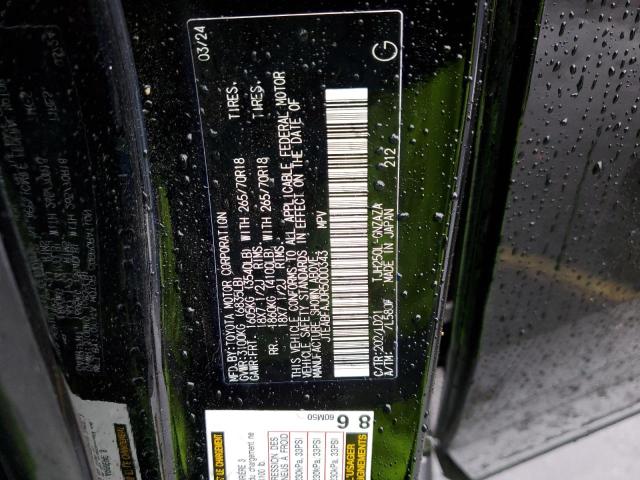 JTEABFAJ0R5000343 - 2024 TOYOTA LAND CRUIS BASE BLACK photo 13