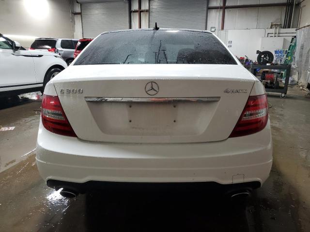 WDDGF8AB1DA804745 - 2013 MERCEDES-BENZ C 300 4MATIC WHITE photo 6