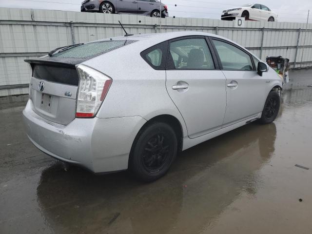 JTDKN3DU8A0163795 - 2010 TOYOTA PRIUS SILVER photo 3