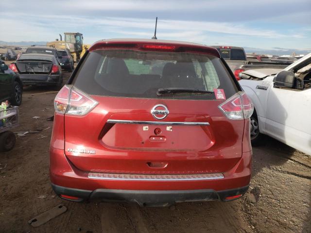 5N1AT2MT1GC915729 - 2016 NISSAN ROGUE S RED photo 6