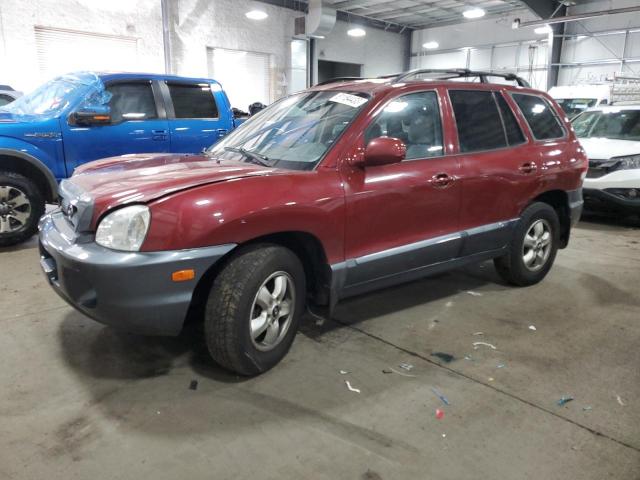 KM8SC13E05U935754 - 2005 HYUNDAI SANTA FE GLS RED photo 1