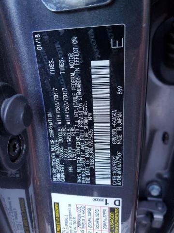 JTEBU5JR8J5545435 - 2018 TOYOTA 4RUNNER SR5/SR5 PREMIUM 灰色 照片 12