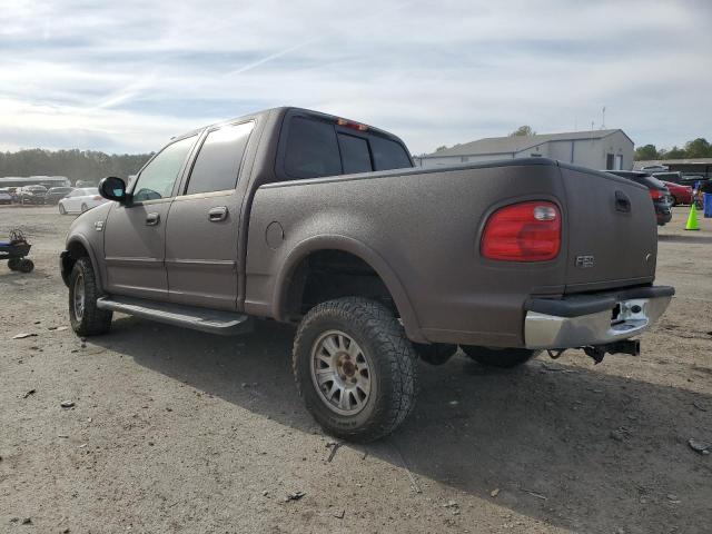 1FTRW08L51KE29113 - 2001 FORD F150 SUPERCREW BROWN photo 2