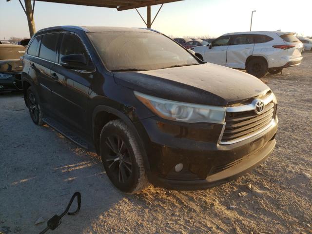 5TDKKRFH2GS139297 - 2016 TOYOTA HIGHLANDER XLE BLACK photo 4