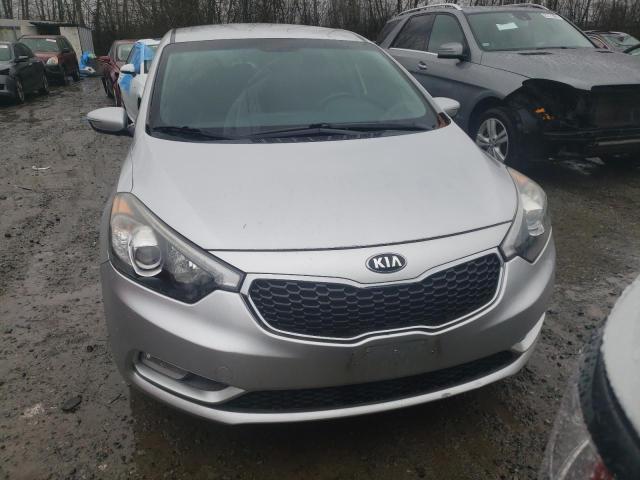 KNAFX5A81F5287851 - 2015 KIA FORTE EX SILVER photo 5