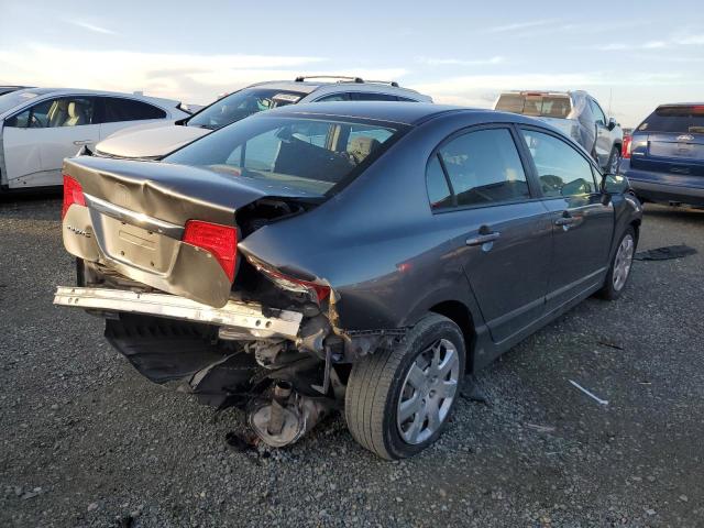 2HGFA16509H318503 - 2009 HONDA CIVIC LX GRAY photo 3