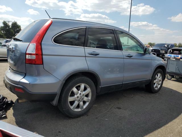 JHLRE38708C019057 - 2008 HONDA CR-V EXL BLUE photo 3