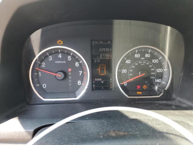 JHLRE38708C019057 - 2008 HONDA CR-V EXL BLUE photo 9