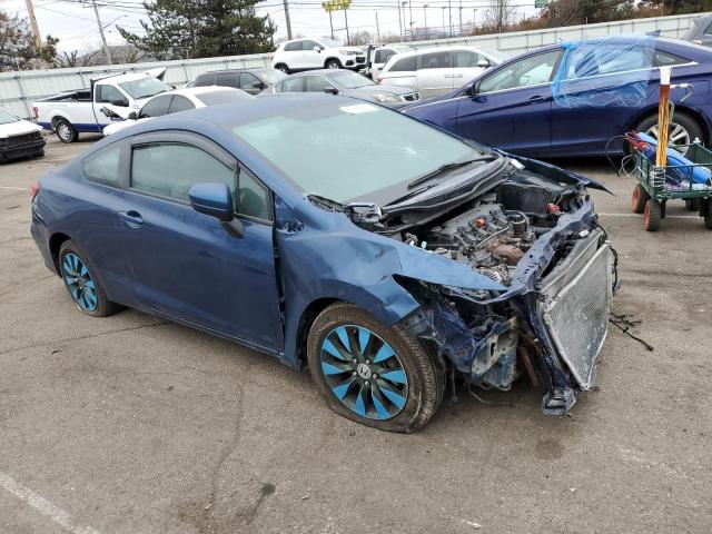 2HGFG3B53EH503848 - 2014 HONDA CIVIC LX BLUE photo 4