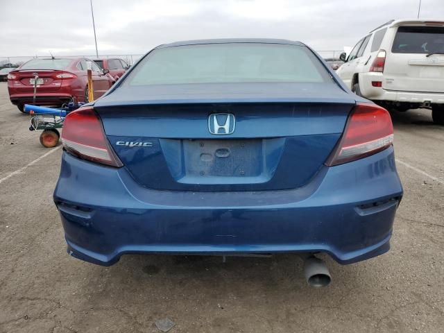 2HGFG3B53EH503848 - 2014 HONDA CIVIC LX BLUE photo 6