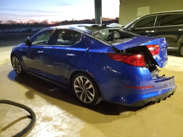 5XXGR4A61EG323770 - 2014 KIA OPTIMA SX BLUE photo 2