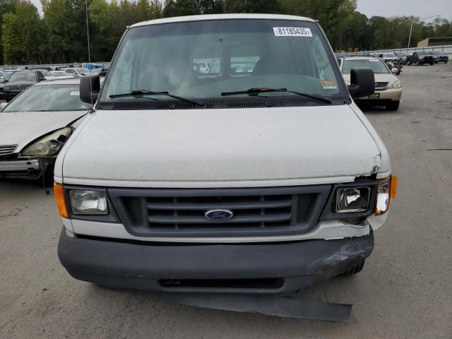 1FTRE142X3HA81444 - 2003 FORD ECONOLINE E150 VAN WHITE photo 5