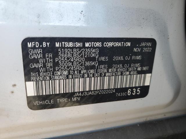 JA4J3UA82PZ022024 - 2023 MITSUBISHI OUTLANDER SE WHITE photo 13